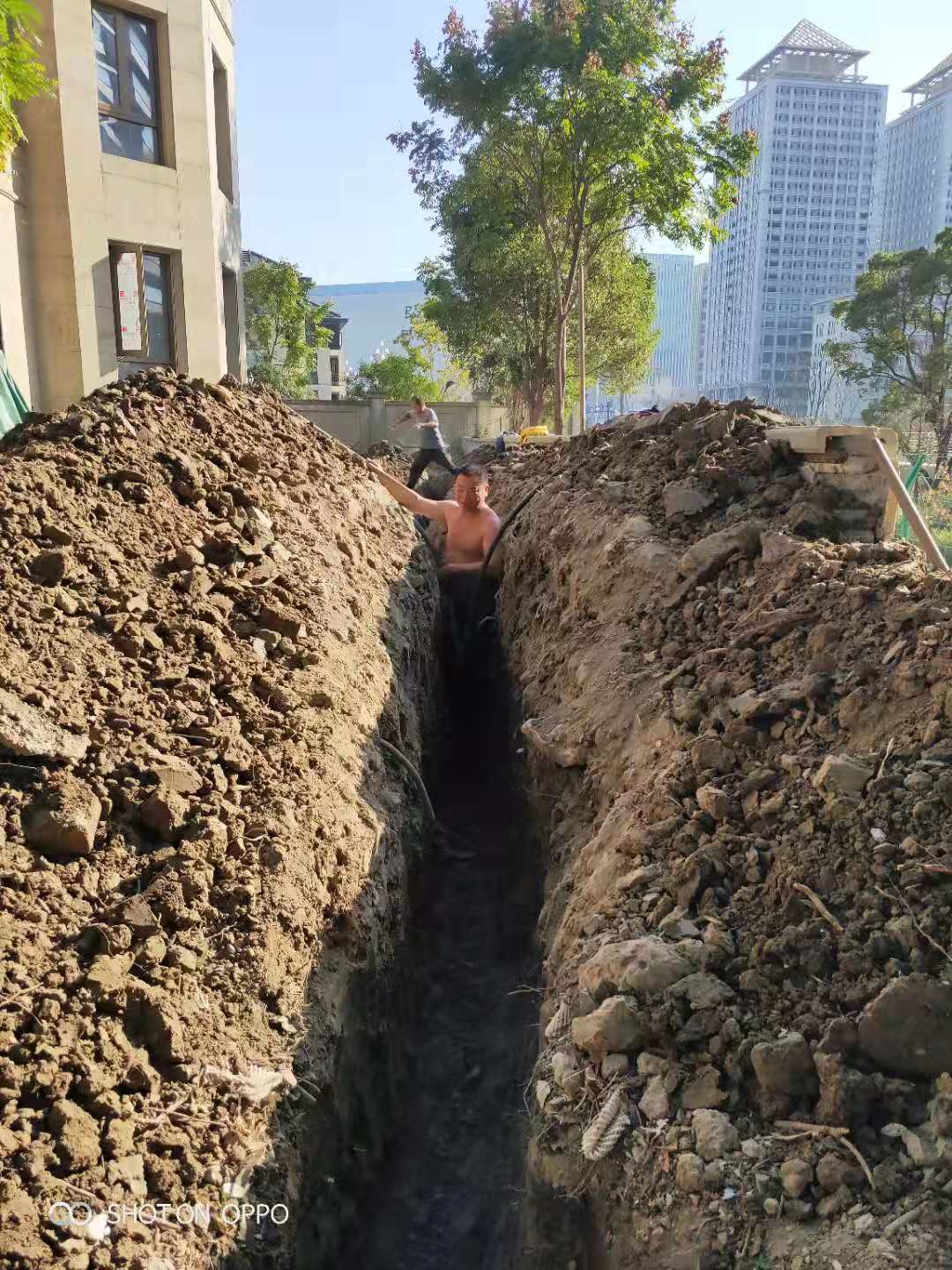 嘉興市平湖區(qū)龍湫灣水平開挖